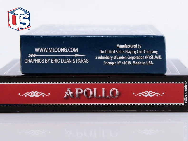 1 колода велосипед Apollo игральные карты синий/красный Размер покера Ограниченная