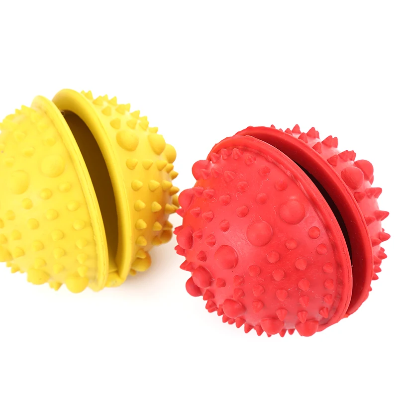 Pet Rubber Ball Toy Funny Dog Interactive Elasticity Chew Toys For Tooth Clean Of Food | Дом и сад