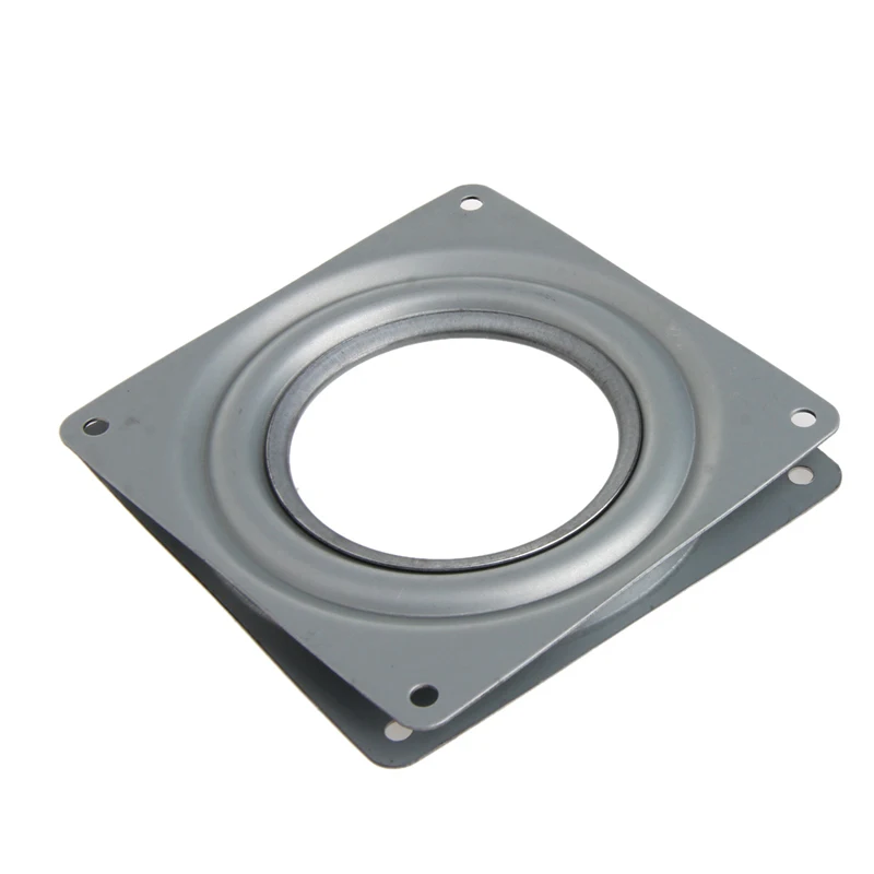 

P82C Square Bearing Swivel Plate Lazy Susan Turntable 3"/4"/6" TV Rack Desk Tool