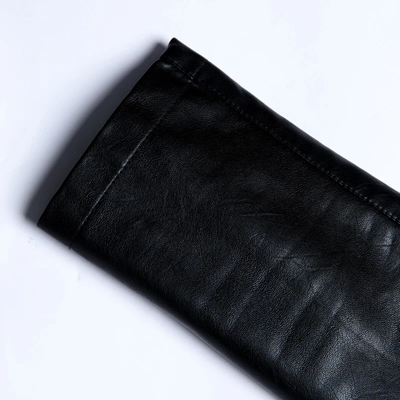 Весенняя женская короткая кожаная куртка из искусственной кожи Женская на