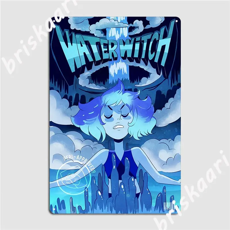 

Water Witch Lapis Metal Sign Club Cinema Retro Plaques Tin Sign Posters