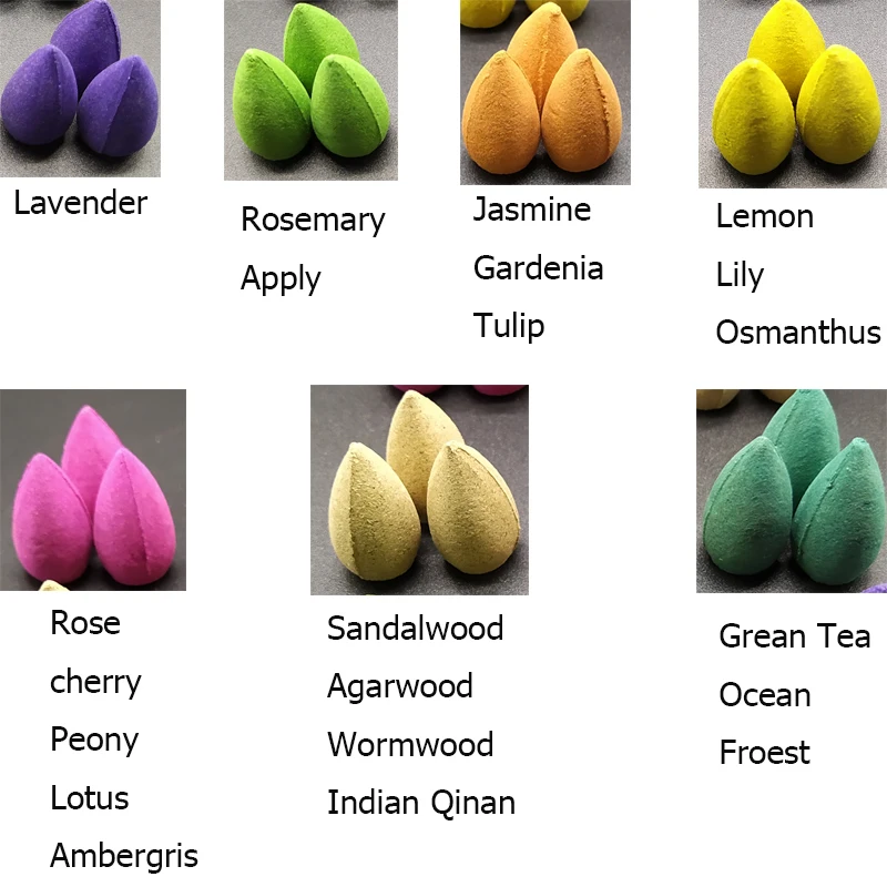 100 шт. конусы для благовоний с лавандой | Дом и сад