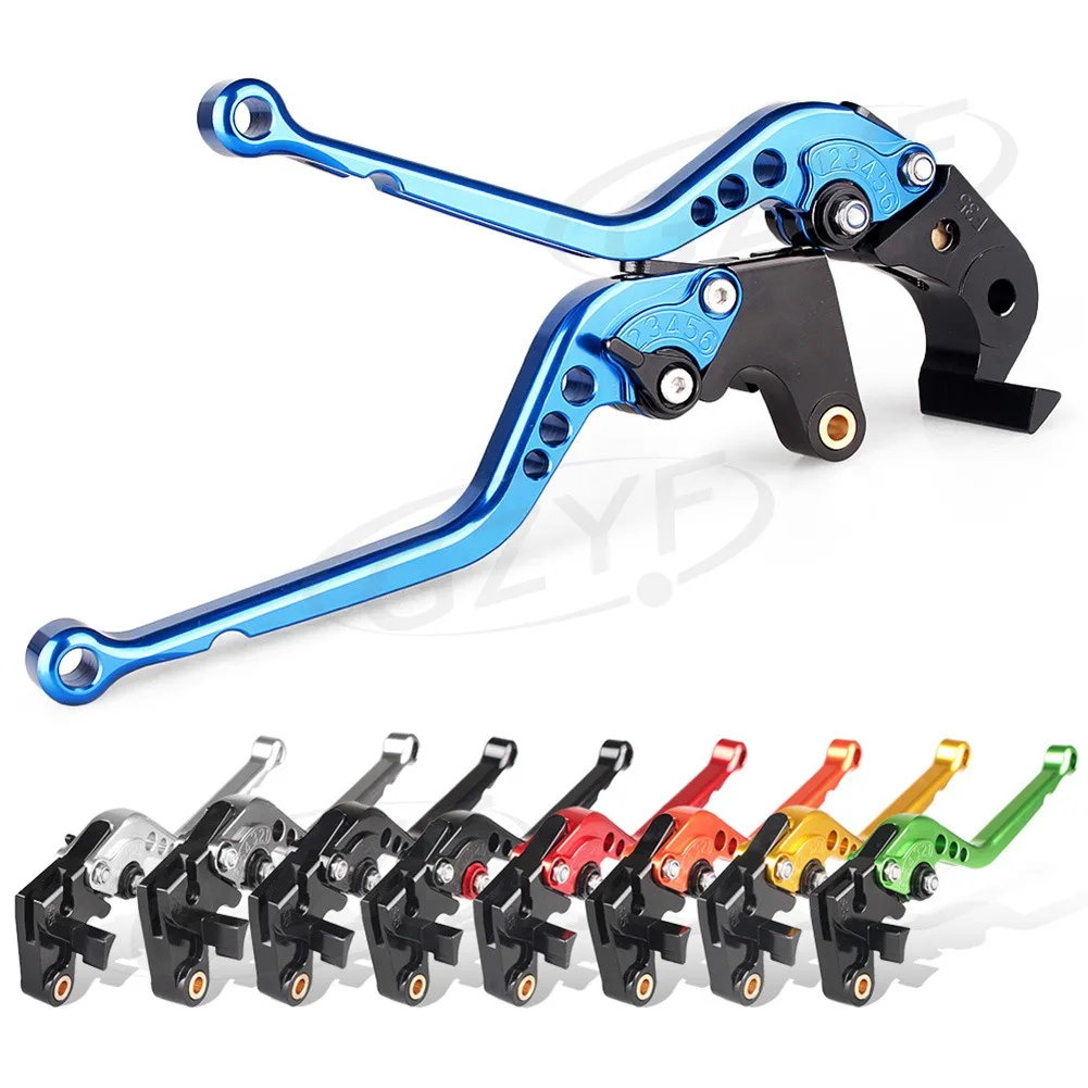 

2pc Adjustable Motorcycle CNC Hand Brake Clutch Lever Handle Aluminum foldable Levers for Honda VFR800 CBR1100XX ST1300 ST1300A