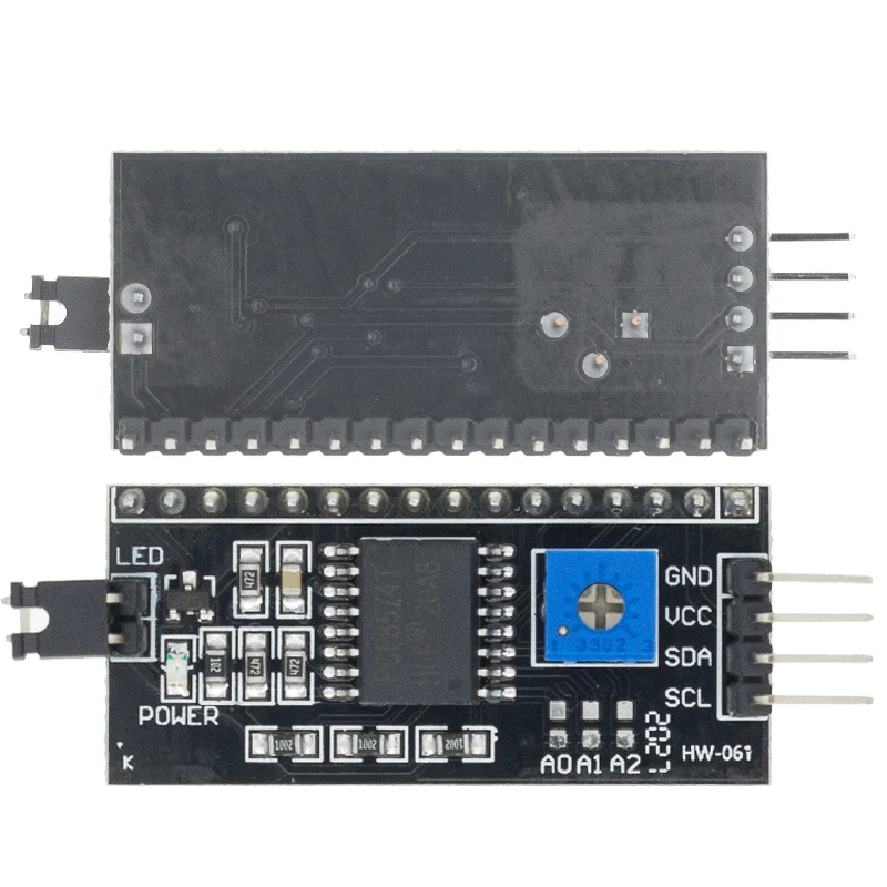 Плата последовательного интерфейса PCF8574 IIC I2C TWI SPI 10 шт./лот порт 1602 2004 LCD плата