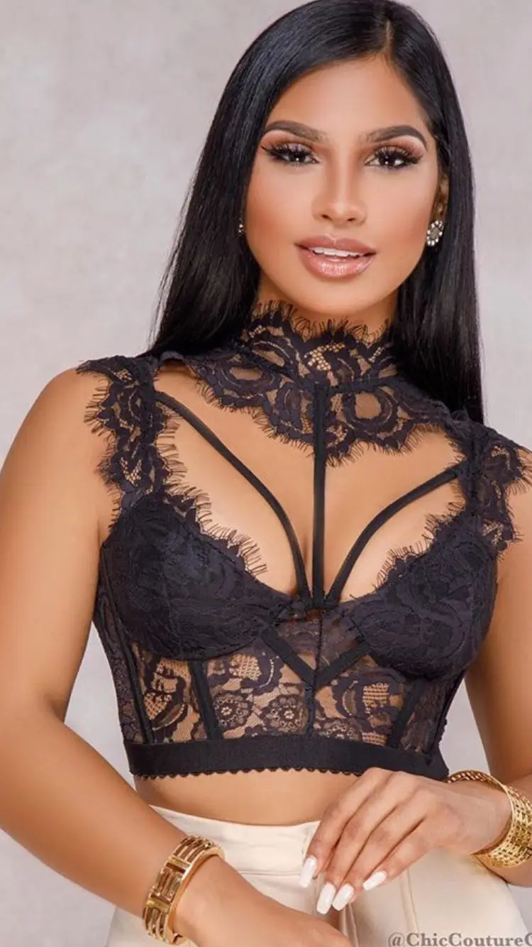 Женский кружевной топ черный красный белый бандажный Топ 3 цвета лето 2020|Майки| |