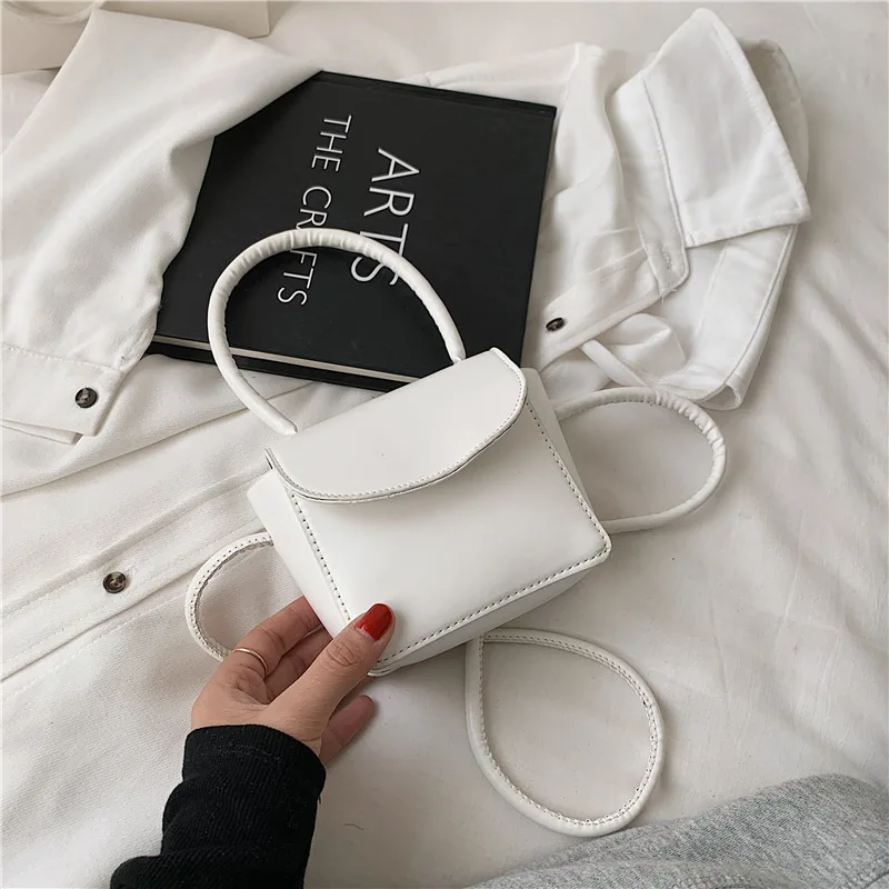 

Women Retro Handbag PU Leather Shoulder Totes Underarm Handle Bag Female Small Bags Clutch