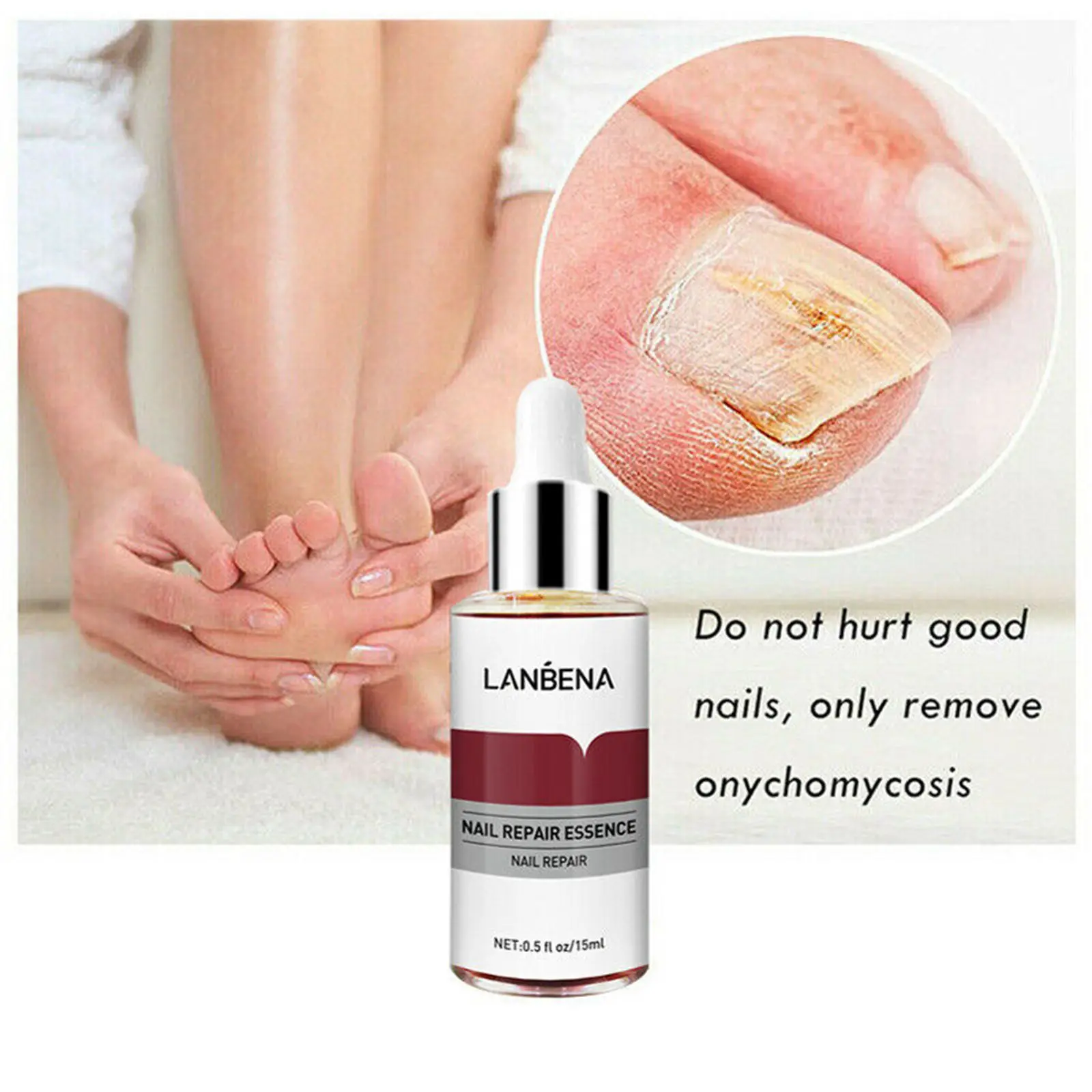 LANBENA для ухода за ногтями эссенция Сыворотки противогрибковая ремонт
