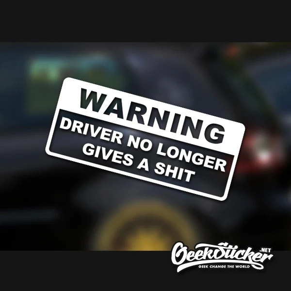 

Предупреждение ющая забавная Водонепроницаемая Светоотражающая универсальная наклейка на весь корпус автомобиля виниловая наклейка на б...