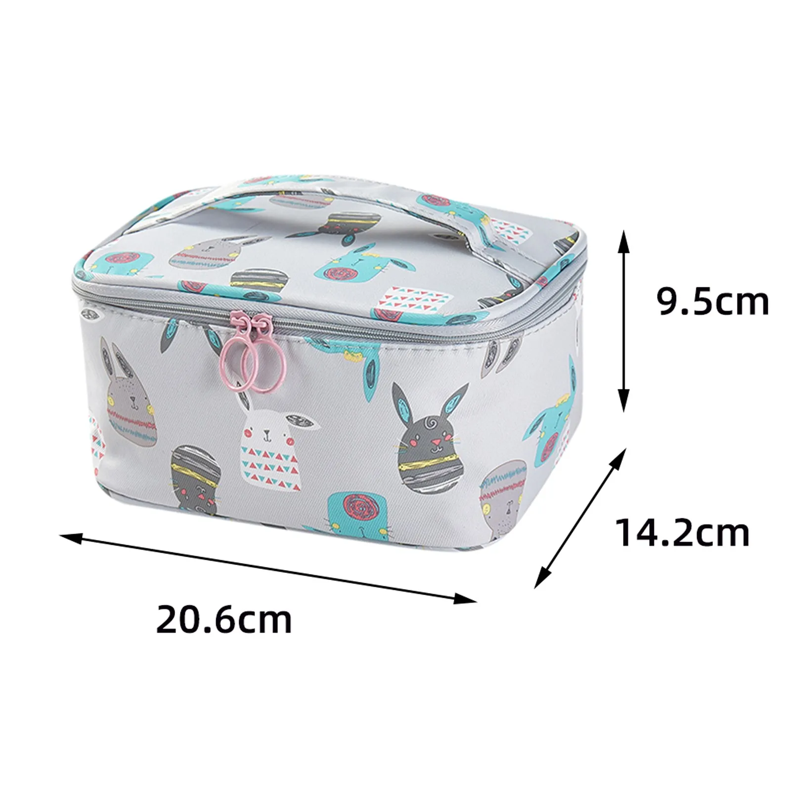 

Ladies Cartoon Portable Square Large Capacity Sundries Cosmetic Storage Bag Ladies Fashion Cosmetic Bag Bolso De Cosmticos