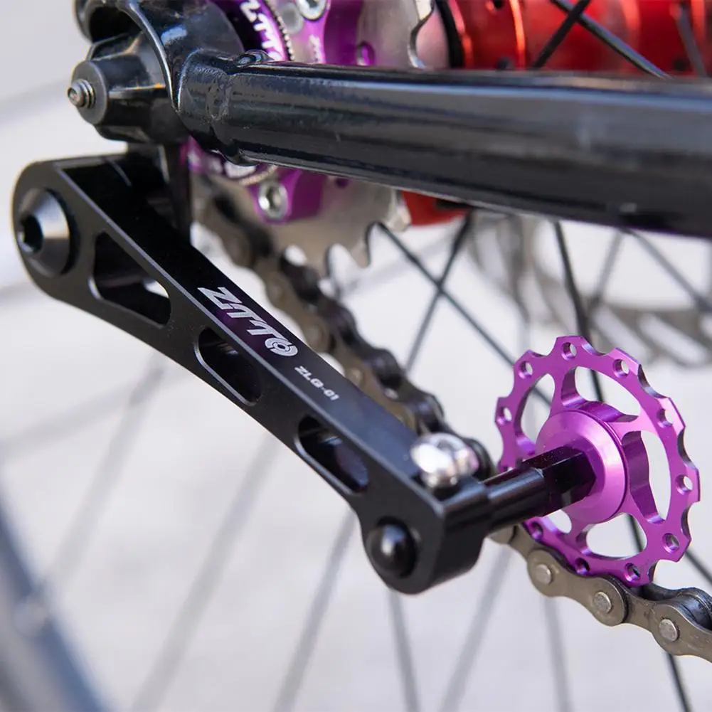 

ZTTO MTB Bicycle Single Speed Derailleur Chain Tensioner Aluminum Allo Adjustable Bike Pulley Dropout Frame Guide Wheel