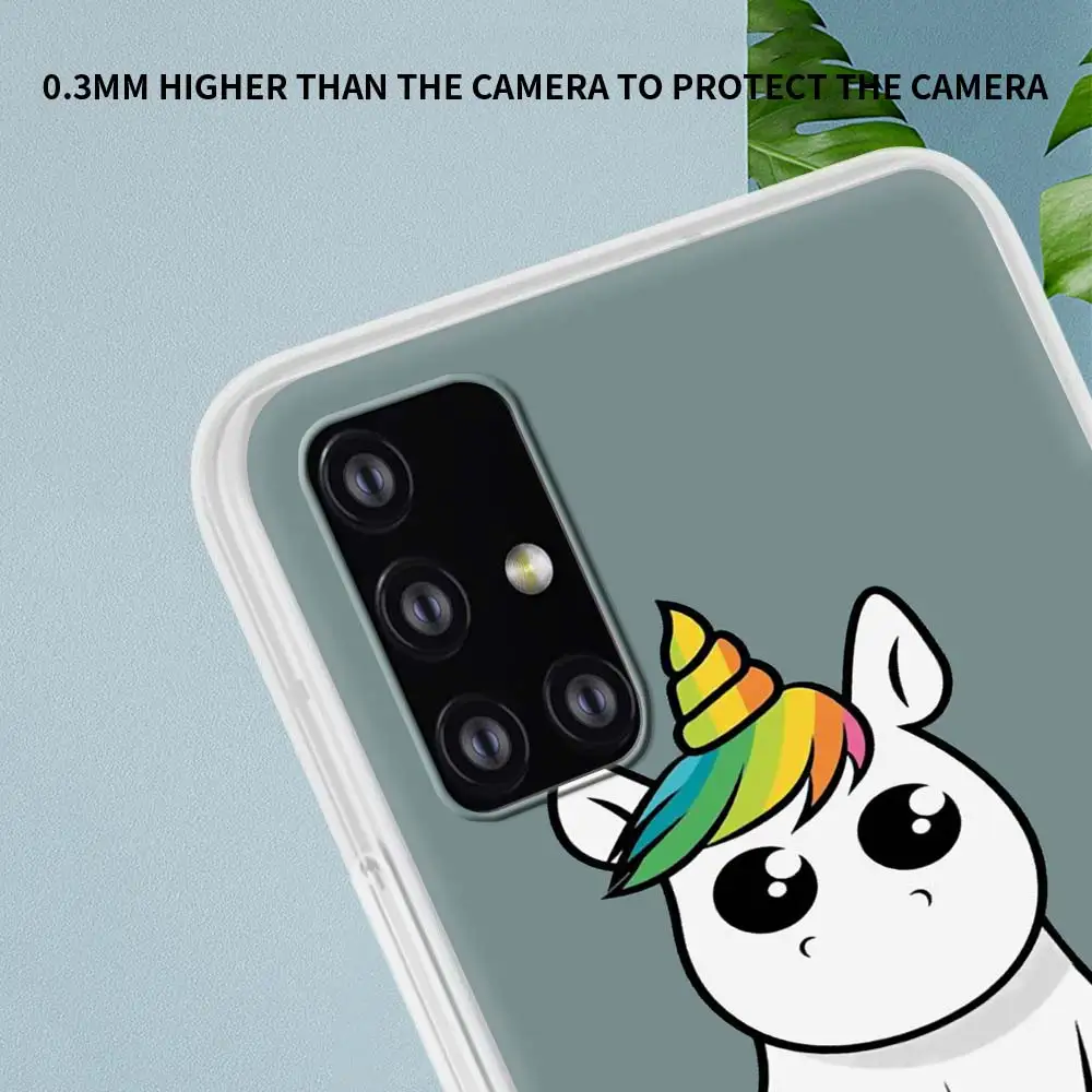 

Cat hippo animal Cute Cartoon Phone Case For Samsung Galaxy A51 A71 A50 A21s A31 A10 A20e A41 A70 A30 A11 A40 A10s Matte Cover