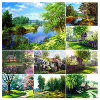 5d diy diamond painting tree scenery kit full drill embroidery landscape mosaic art picture of rhinestones home decoration gift