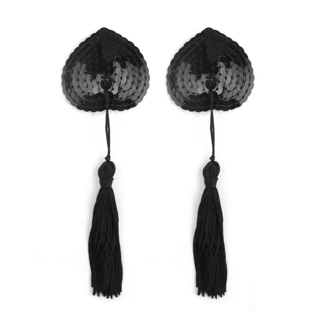 2018 горячий сексуальный милый новый самоклеющийся бюстгальтер с кисточками и