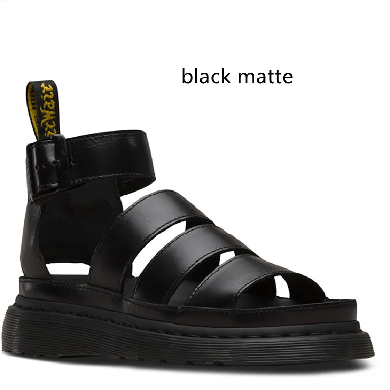 

Full Grain Leather Summer Shoes for Women Light Shoes For Lady's Martin Slippers Women's Sandals 2021 Fashion Woman Shoes Lady