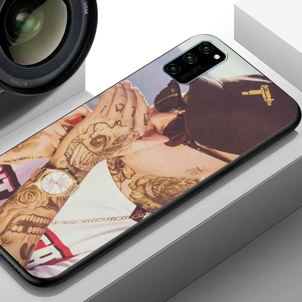 

Bad Bunny Maluma Soft Fundas For Honor 30 20 10 Lite Pro Youth Plus Black Shell for HONOR 30i 20e 20s TPU Back