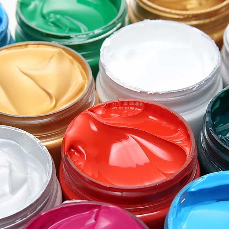 100 мл акриловый на водной основе Цвет чернила для текстиля Экран печати трафарет