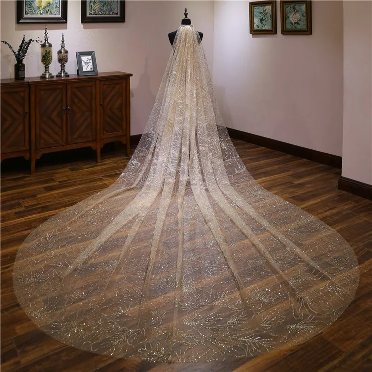 

Bridal Veil Star Star Bride Wedding Veil Custom Made Wholesale HC011