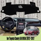 Для Toyota Camry 50 XV50 2012  2017 Чехлы для стайлинга автомобиля, коврик для приборной панели, солнцезащитный козырек для приборной панели
