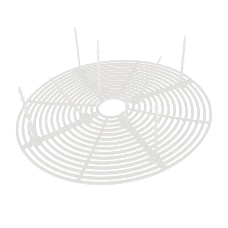 

1Pack Flower Protection Accessories Garden Plant Pot Soil Guard Cover Grid Frame Home White Can Be Cut