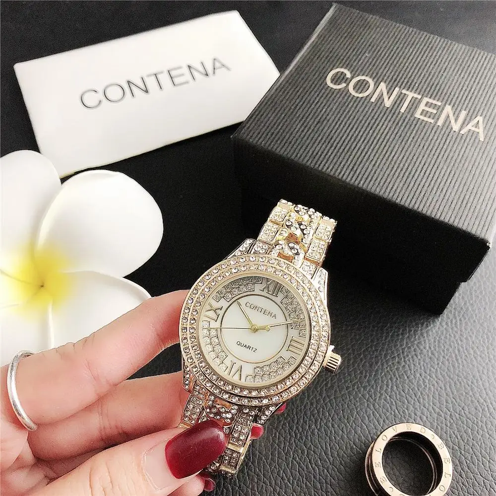 

2140ZX New Ladies Fashion Mesh Band Watch Men's Watch Steel Band Quartz Watch