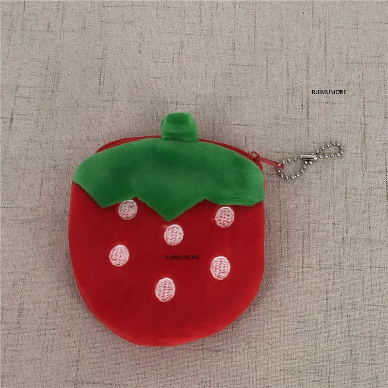 Фруктовый дизайн 10 см арбуз лимон и т. Д. Плюшевый чехол игрушка маленькая цепочка