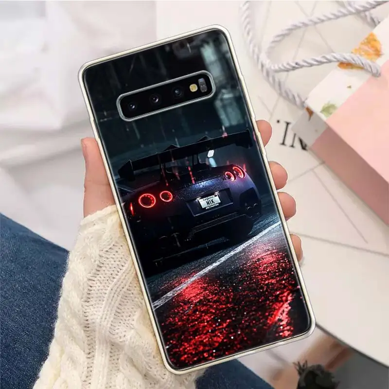 GTR спортивный автомобильный JDM силиконовый телефонный чехол для Samsung Galaxy S23 S24 Ultra