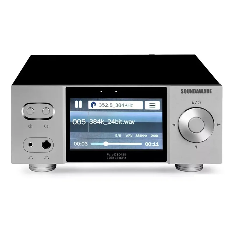Soundaware A1 потоковый Настольный сетевой плеер с пультом дистанционного управления цифровой проигрыватель усилитель декодирования Roon поддержка