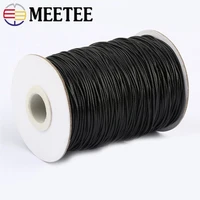 150m 0 5mm high tenacity wax cord thread polyester ropes wedding gift bouquet packing rope diy bead bracelet crafts material