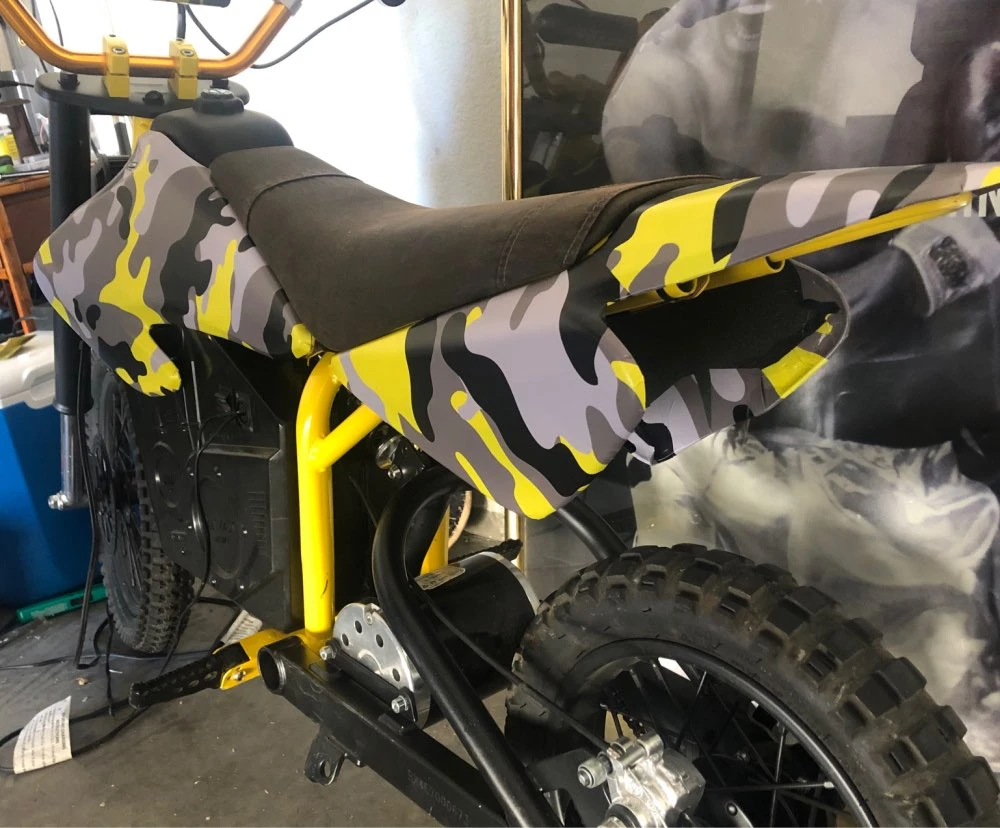 Виниловая пленка Tiger Yellow Camo рулон виниловой пленки для автомобиля наклейка из