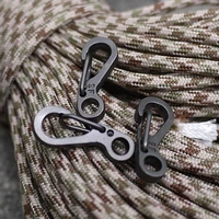 mini spring backpack clasps climbing carabiners equipment survival edc paracord snap hook keychainl buckle clip outdoor tools