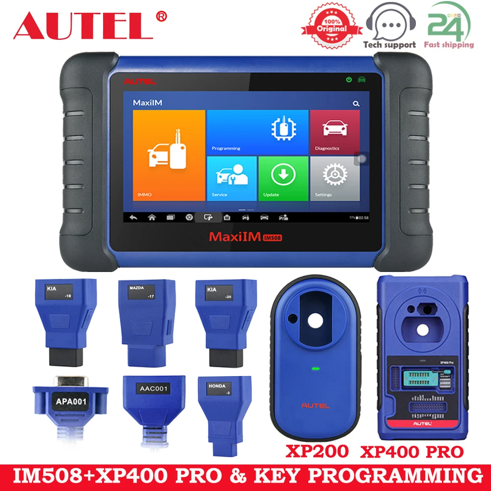 

Autel MaxiIM IM508 XP400 PRO Professional Advanted Key Programming OBD2 All System Daignostic Scanners not IP Lock pk IM608