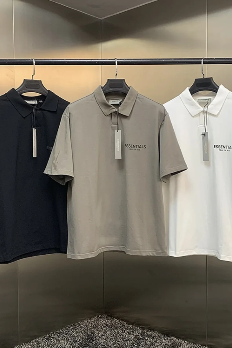 

fashion high SS21 street brand 1:1 fog essential mens cotton T-shirt 3M reflective Unisex high quality sports short sleeves