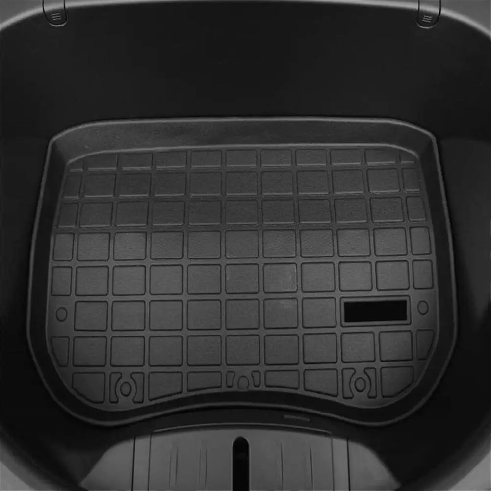 

2021 Trunk Mat For Tesla Model 3 TPE Car Front Rear Waterproof Wearable Protective Pad Storage Mats Pads Easy Clean Model3 New