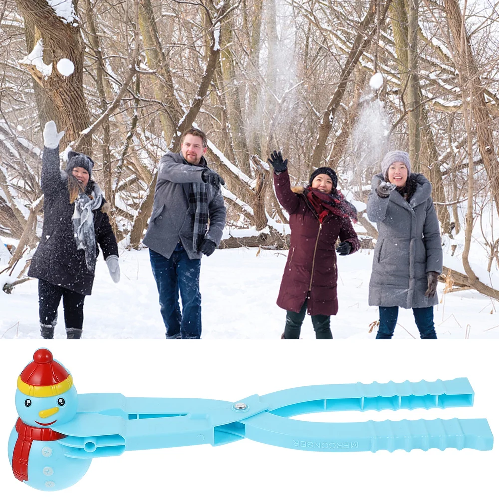 

3pcs Creative Snowball Clips Kids Snowman Making Toys Interactive Playthings