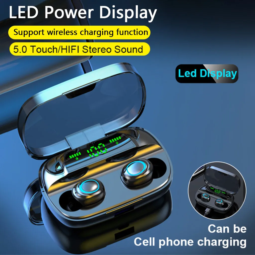 Bluetooth наушники Беспроводные Спортивные Мини гарнитура Стереонаушники IPX5