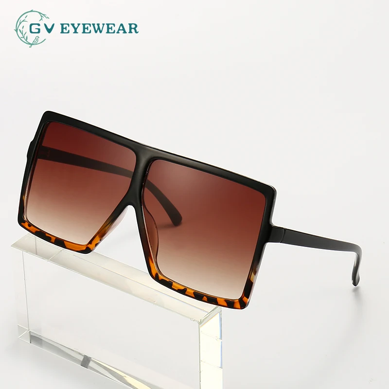 

New big frame sunglasses fashion trend glasses European and American ins ladies summer beach outdoor party eyeglasses D17059