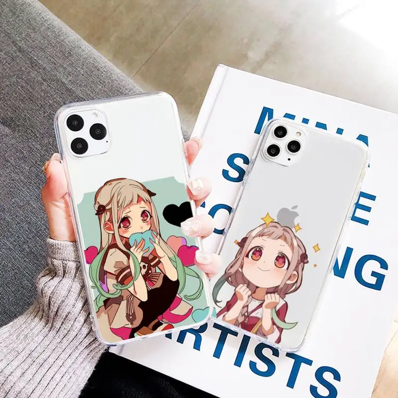 

toilet bound hanako kun Phone Case Transparent Clear for iPhone 11 12 mini pro XS MAX 7 8 6 6S Plus X 5S SE 2020 XR