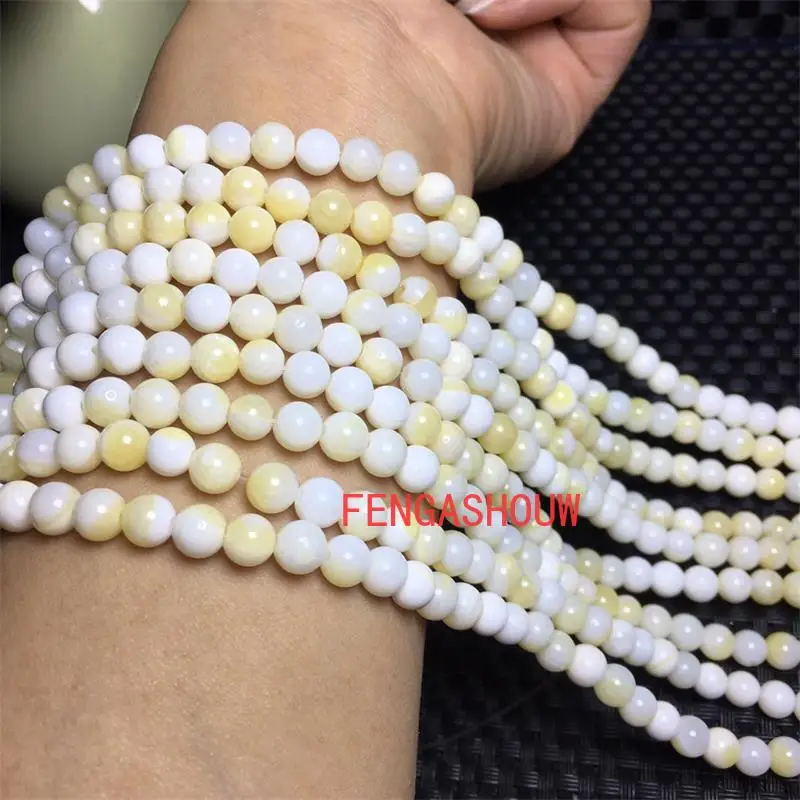 

Лидер продаж, бусины из натурального золотистого шелка в виде ракушек, ожерелье и браслет ручной работы, аксессуары для изготовления ювелир...