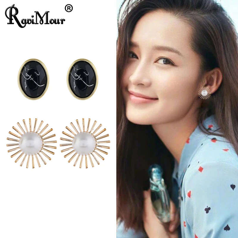 2 пары серьги со шпилькой для Для женщин богемные ювелирные изделия Винтаж