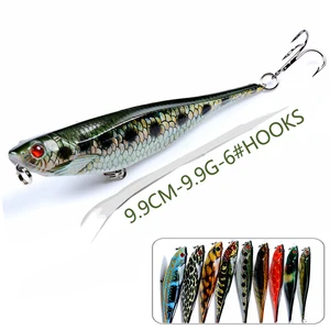 Плавающий карандаш, искусственная приманка с поверхностью, Воблер для рыбалки, приманка, выгул, кренкбейт для собак, рыболовные аксессуарыснасти для троллинга