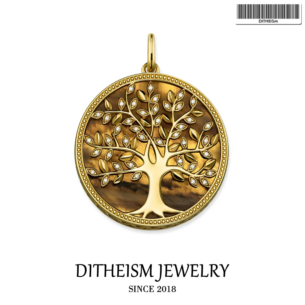 Подвеска в виде тигрового глаза весна 2020 новое модное ювелирное изделие из