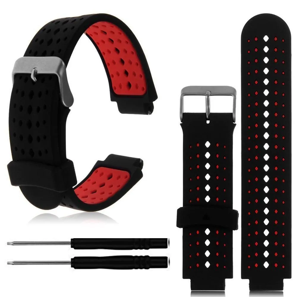 Ремешок для часов Garmin Forerunner 230/235/630 мягкий силиконовый сменный ремешок спортивный