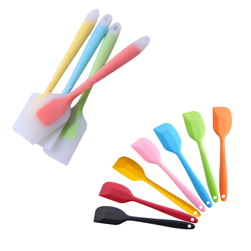 

Eco-Friendly Cake Butter Cream Spatula Oil Bread Scraper Brush Baking Silicone Tools Multi-Color