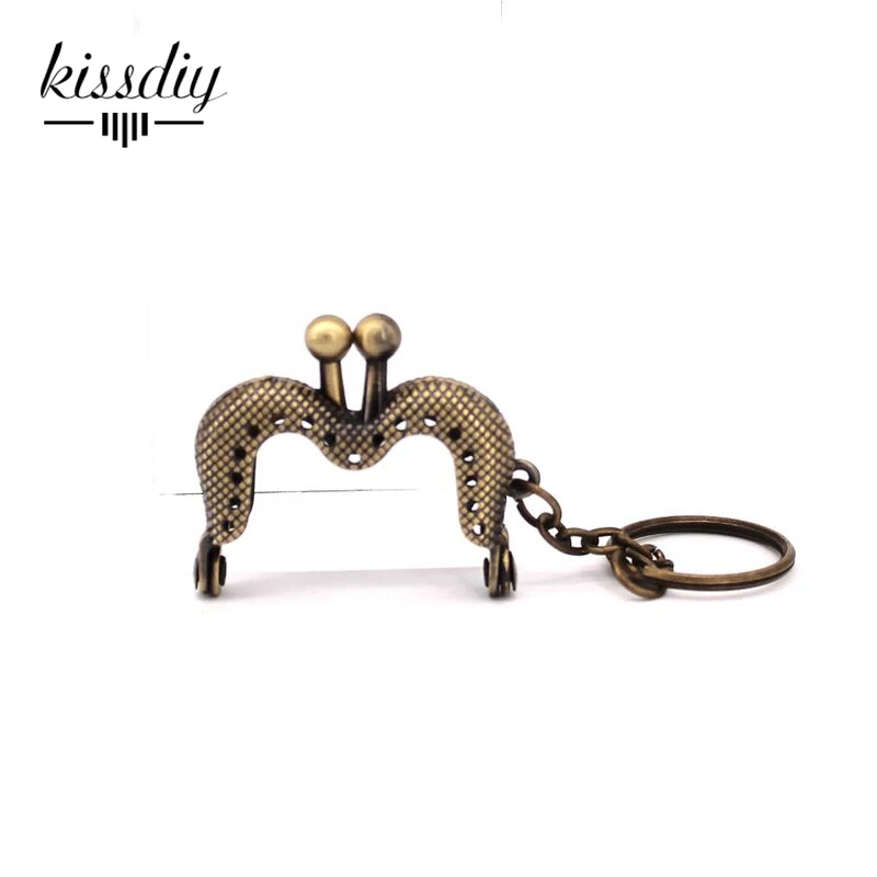 KISSDIY 25 шт. 4 см мини серебряные золотые серьги, кошелек, рамка, брелок, поцелуй, cluth, застежка diy, сумка, аксессуар