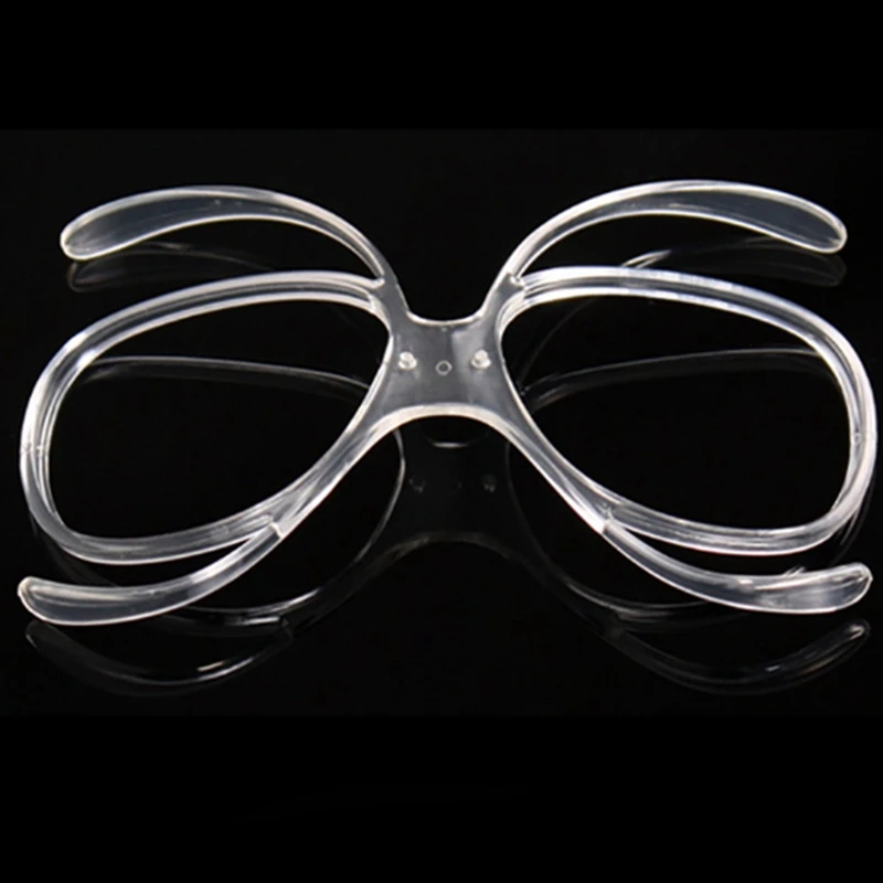 

2 Pcs Ski Goggles Glasses Myopia Frame & 2 Pcs 6-Hole K Sheath Waist Clip Backpack Fixing Buckle