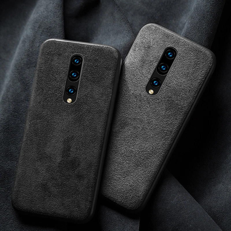 Чехол из натуральной кожи и замши с мехом для Oneplus 8 Pro 7 7t pro чехол oneplus 6 6t воловьей |