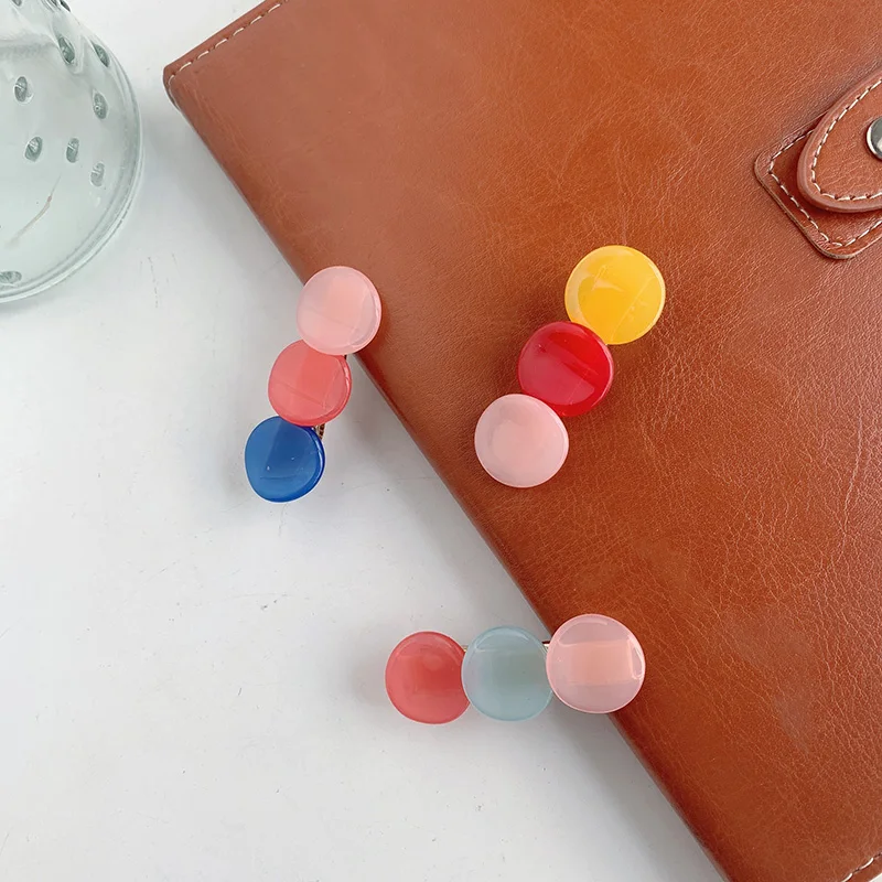 

Заколки для волос с цветными бусинами, 1 шт.