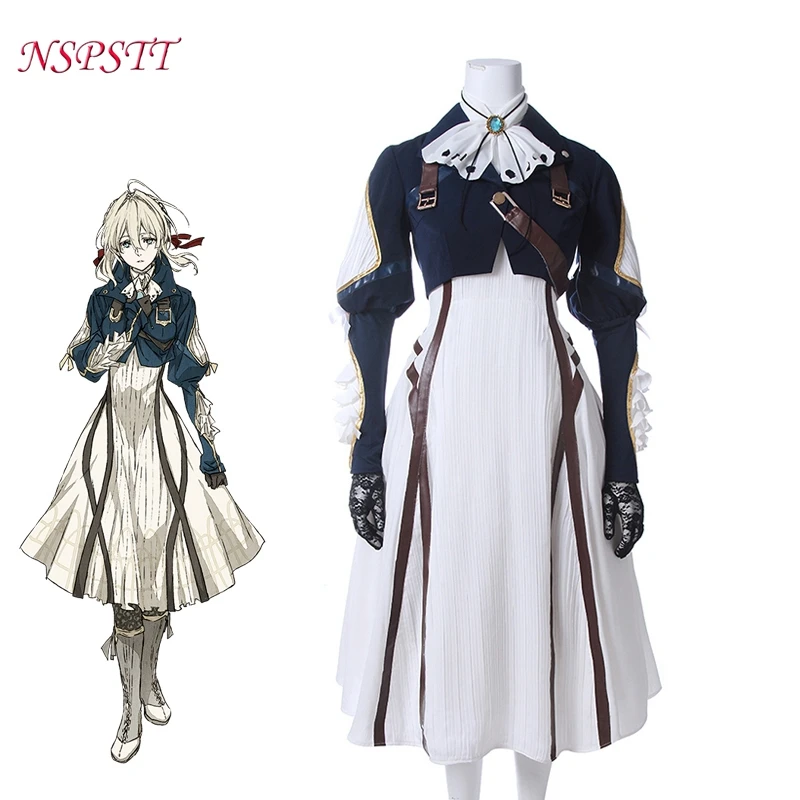 ROLECOS Violet Evergarden костюм для косплея аниме косплей фиолетовый женщин на Хэллоуин