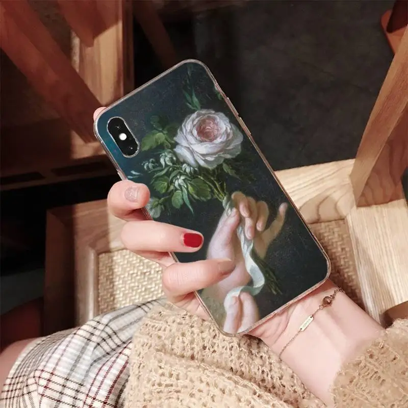 MaiYaCa Renaissance art Painting Phone Case for iphone 13 11 12 pro XS MAX 8 7 6 6S Plus X 5S SE 2020 XR case