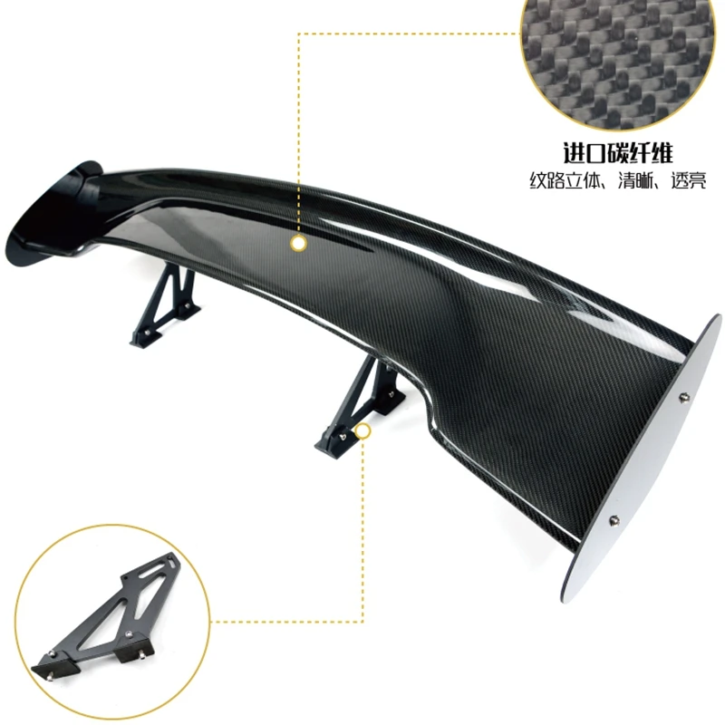 Универсальный автомобильный Стайлинг спойлер на задний багажник из углеродного